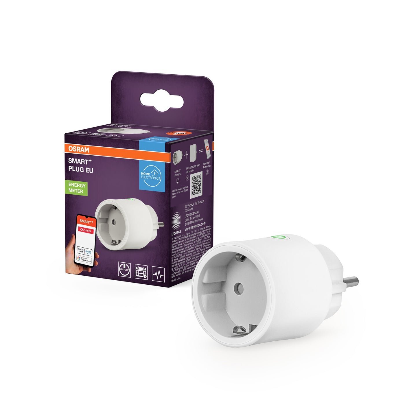 OSRAM SMART+ Plug med Zigbee-teknik, vit