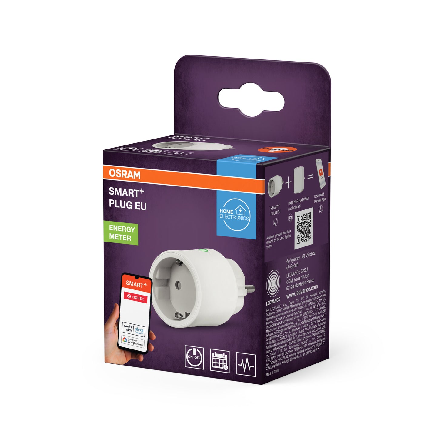 OSRAM SMART+ Plug med Zigbee-teknik, vit