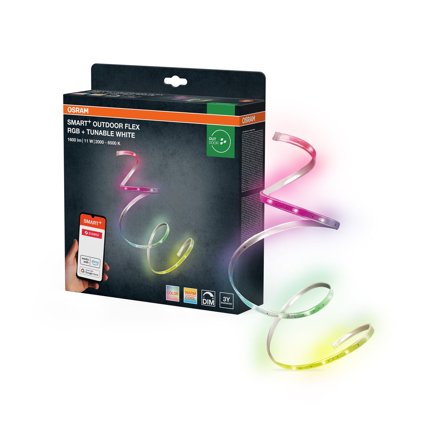 OSRAM SMART+ LED-list OUTDOOR FLEX Zigbee RGBW 5m