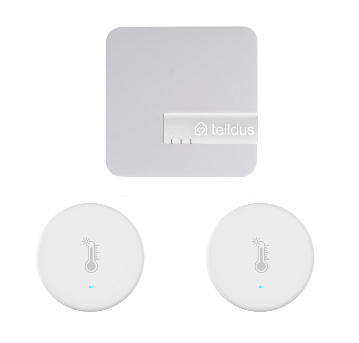 Telldus hub 1 + tempsensor -40 °C pakke