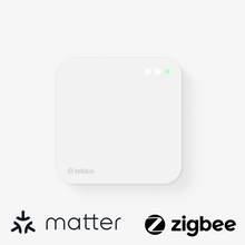 hub 2 with Matter and Zigbee logos