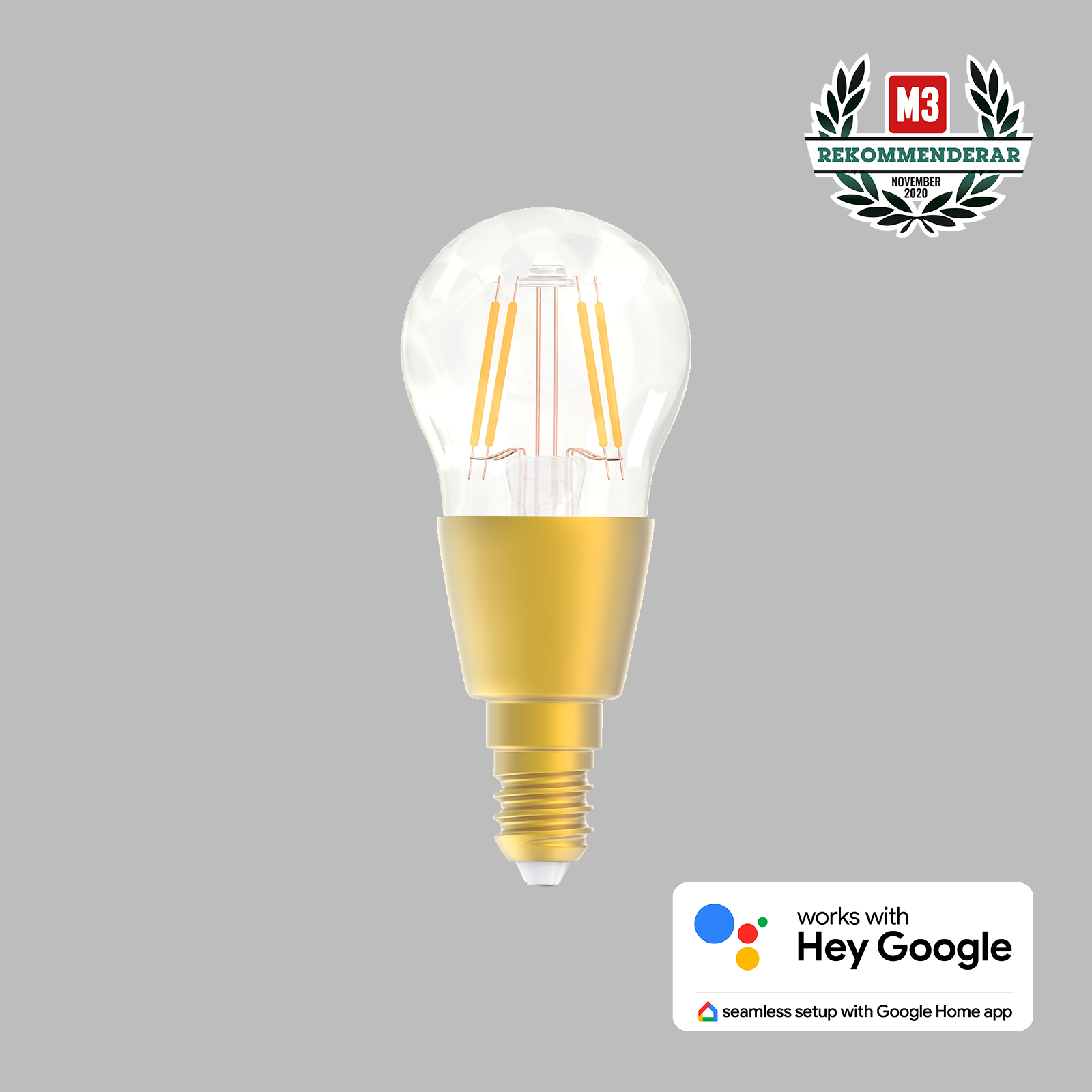 Smart Filament lampa E14 Klot Dekorationslampa | Telldus